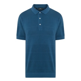 Masons Flat Knit Polo Shirt