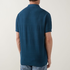 Masons Flat Knit Polo Shirt