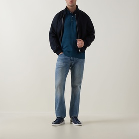 Masons Flat Knit Polo Shirt