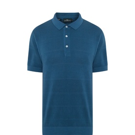 Masons Flat Knit Polo Shirt