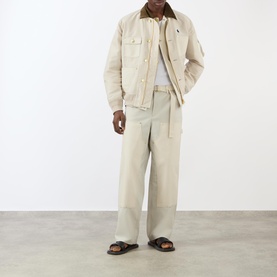 Duck Double Knee Straight Leg Trousers