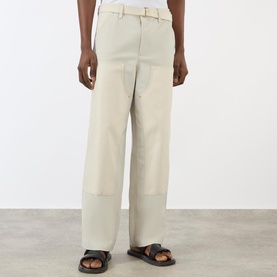 Duck Double Knee Straight Leg Trousers