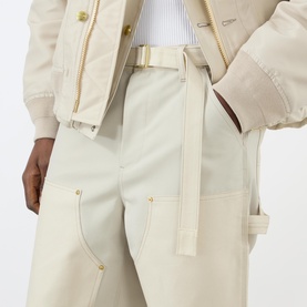 Duck Double Knee Straight Leg Trousers