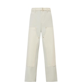 Duck Double Knee Straight Leg Trousers