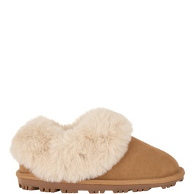 Isotoner&reg; Genuine Suede Bootie Slippers