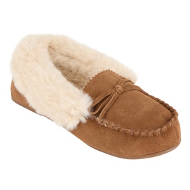 Isotoner&reg; Suede Moccasin Slippers