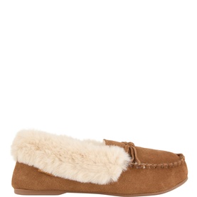 Isotoner&reg; Suede Moccasin Slippers