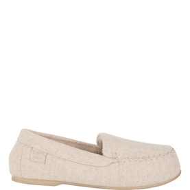 Isotoner&reg; Textured Moccasin Slippers