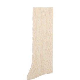 Toasties&reg; Cable Knit Slouch Slipper Socks