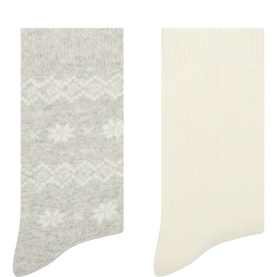 Toasties&reg; Two-Pack Ankle Slipper Socks
