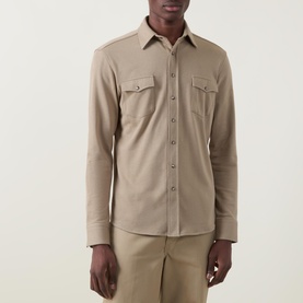 Western French Terry Overshirt