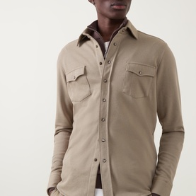 Western French Terry Overshirt