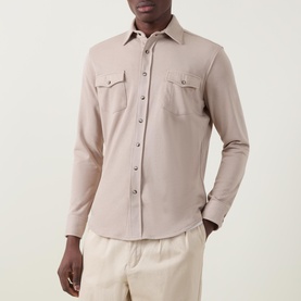 Western French Terry Overshirt
