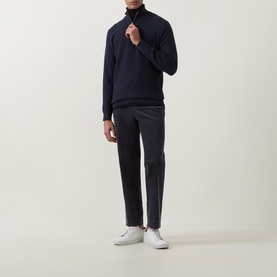 Twinkle Slub Half-Zip Sweater