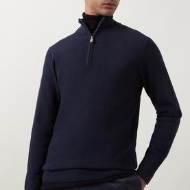 Twinkle Slub Half-Zip Sweater