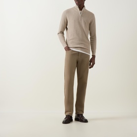 Twinkle Slub Half-Zip Sweater