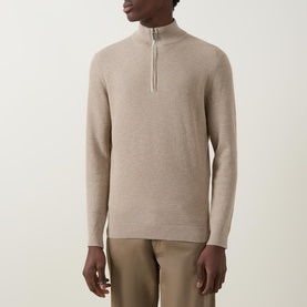 Twinkle Slub Half-Zip Sweater