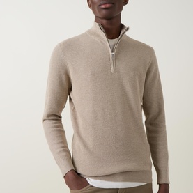 Twinkle Slub Half-Zip Sweater