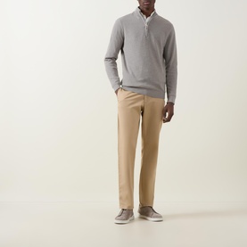 Twinkle Slub Half-Zip Sweater