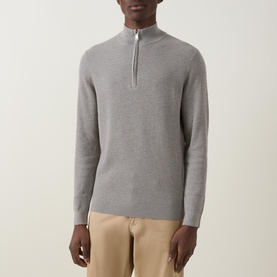 Twinkle Slub Half-Zip Sweater