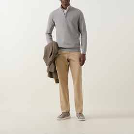 Twinkle Slub Half-Zip Sweater