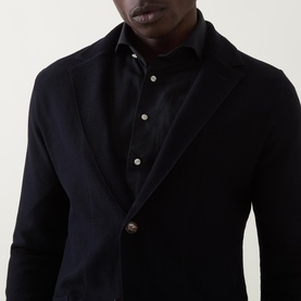 Aero Ease Single-Breasted Blazer