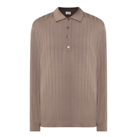 Aero Ease Rib Knit Polo Shirt