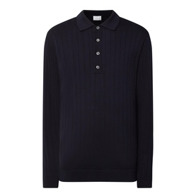 Aero Ease Rib Knit Polo Shirt