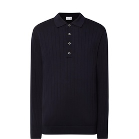 Aero Ease Rib Knit Polo Shirt