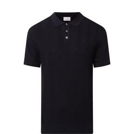 Herringbone Stitch Polo Shirt