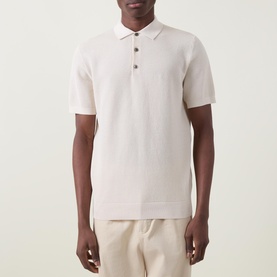 Aero Ease Waffle Knit Polo Shirt