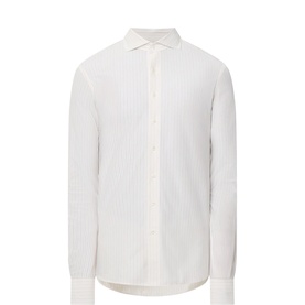 Striped Single Cuff Casual Shirt