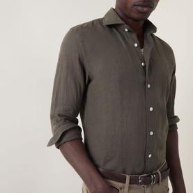 Solid Linen Shirt
