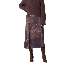 Spotted Animal Flared Skirt