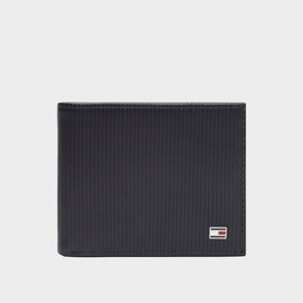 Flag Logo Leather Bifold Card Wallet