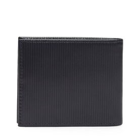 Flag Logo Leather Bifold Card Wallet