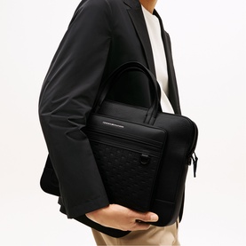 Modern Repeat Flag Pocket Laptop Bag