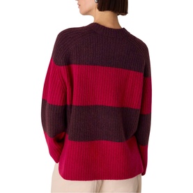 Wide Striped Knitted Sweater