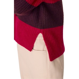 Wide Striped Knitted Sweater