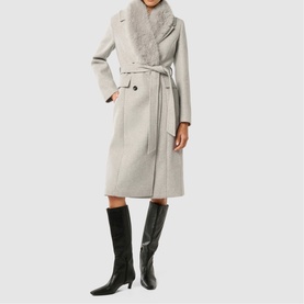 Chelsea Faux Fur Collar Coat