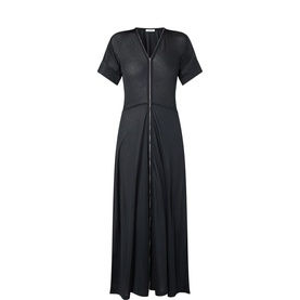 Zip Flared Dress