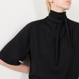 Tie Neck T-Shirt