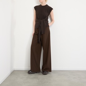 Tie Waist Knitted Vest