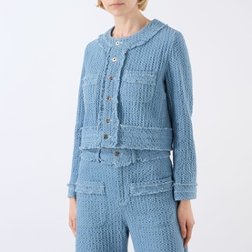 Tweed Denim Jacket