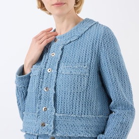 Tweed Denim Jacket