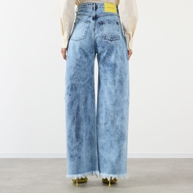Acid Wash Boyfriend Jeans