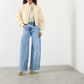 Acid Wash Boyfriend Jeans