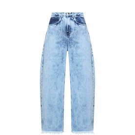 Acid Wash Boyfriend Jeans
