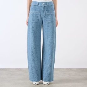 Tweed Denim Jeans
