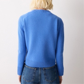 Wool Cashmere Saddle Jumper